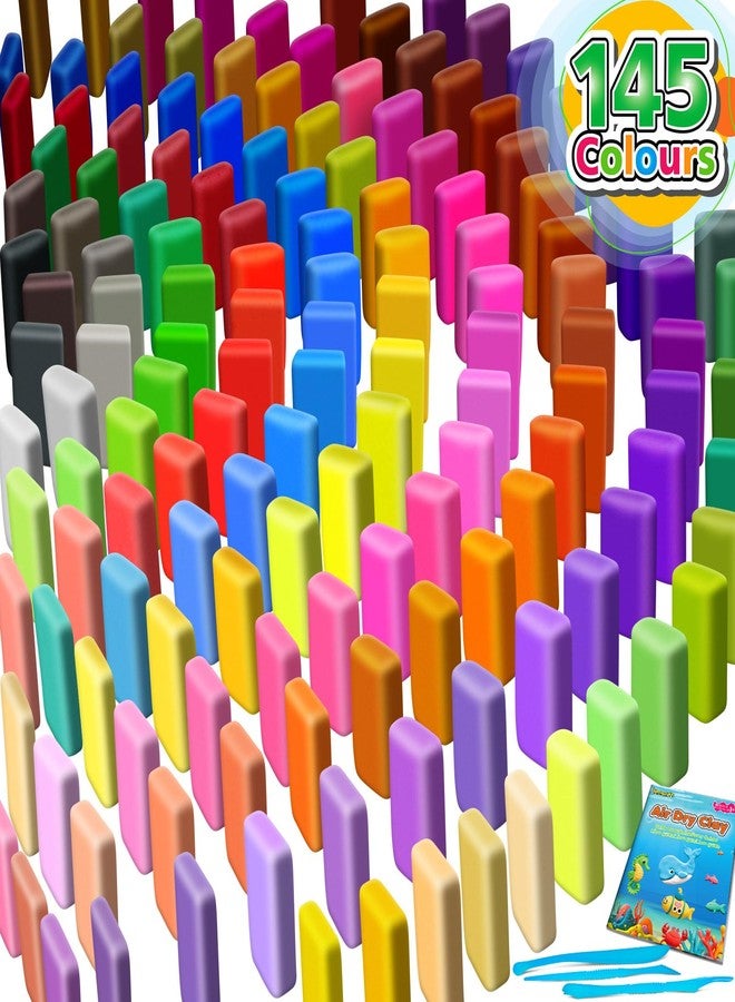 YOPINSAND Air Dry Clay 145 Colors, Modeling Clay for Kids, DIY Molding Magic Toy with Tools, Gift for Kids Boys Girls - Image 2